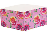 Pukka Pad Blossom Memo Block, 3.15" x 3.15", Pink, 500 Sheets/Pad, 3 Pads/Pack (8662-BLO)