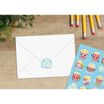Teacher Created Resources Popcorn Smelly Stickers, Multicolored, 120/Pack, 6/Packs/Bundle (TCR9454-6)