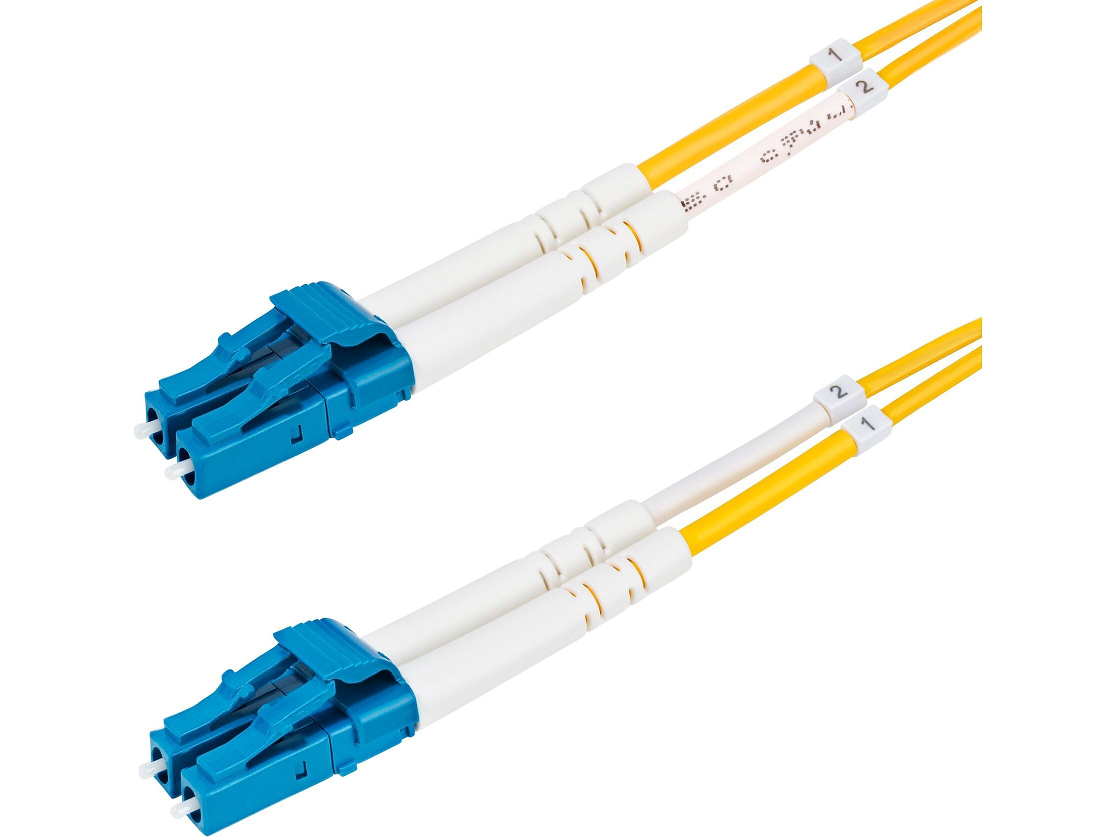 StarTech 19.7ft LC to LC Fiber Optic Cable, Single Mode, 9/125µm, LSZH, 10G (SMDOS2LCLC6M)