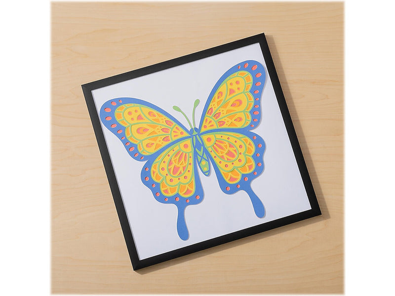 Cricut Smart Paper Die Cutting Sticker Cardstock Sampler, Assorted Colors, 20 Sheets/Pack (2009599)