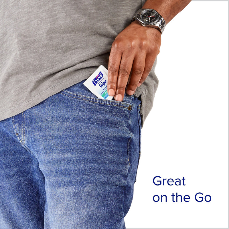 PURELL Individually Wrapped 70% Alcohol Sanitizing Hand Wipes, 1,000 Wipes/Carton (9021-1M)