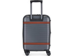Bugatti Wellington 21" Hardside Suitcase, 8-Wheeled Spinner, TSA Checkpoint Friendly, Silver (HLG5120-Pewter)