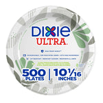 Dixie Ultra Pathways 10" Paper Plates, Multicolor, 500/Carton (SXP10PATH)
