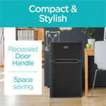 Black & Decker Adjustable Temperature Control Refrigerator w/Freezer, 3.1 Cu. Ft., Black (BCRDK32B)