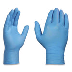 AMMEX Professional Nitrile Exam Gloves, Powder-Free, 3 mil, Medium, Light Blue, 100/Box, 10 Boxes/Carton