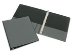 AbilityOne 1" 3-Ring Non-View Binders, D-Ring, Black (NSN4208078)