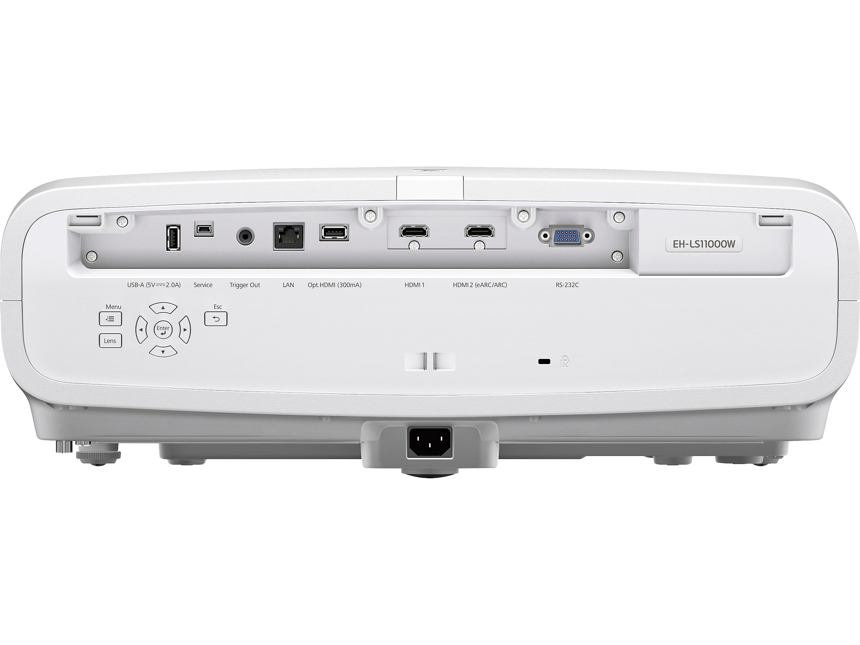 Epson Home Cinema LS11000 HDMI/USB 3LCD Laser Projector, White (V11HA48020)