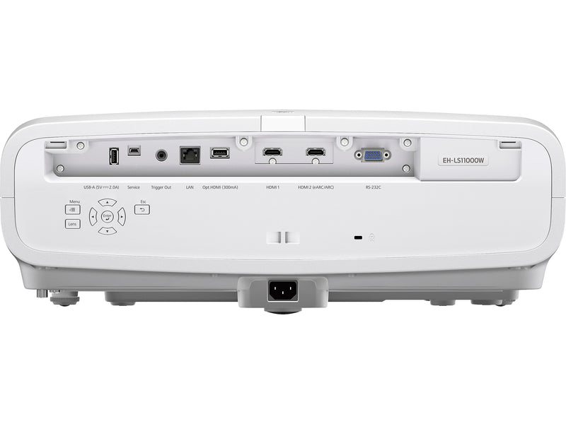 Epson Home Cinema LS11000 HDMI/USB 3LCD Laser Projector, White (V11HA48020)