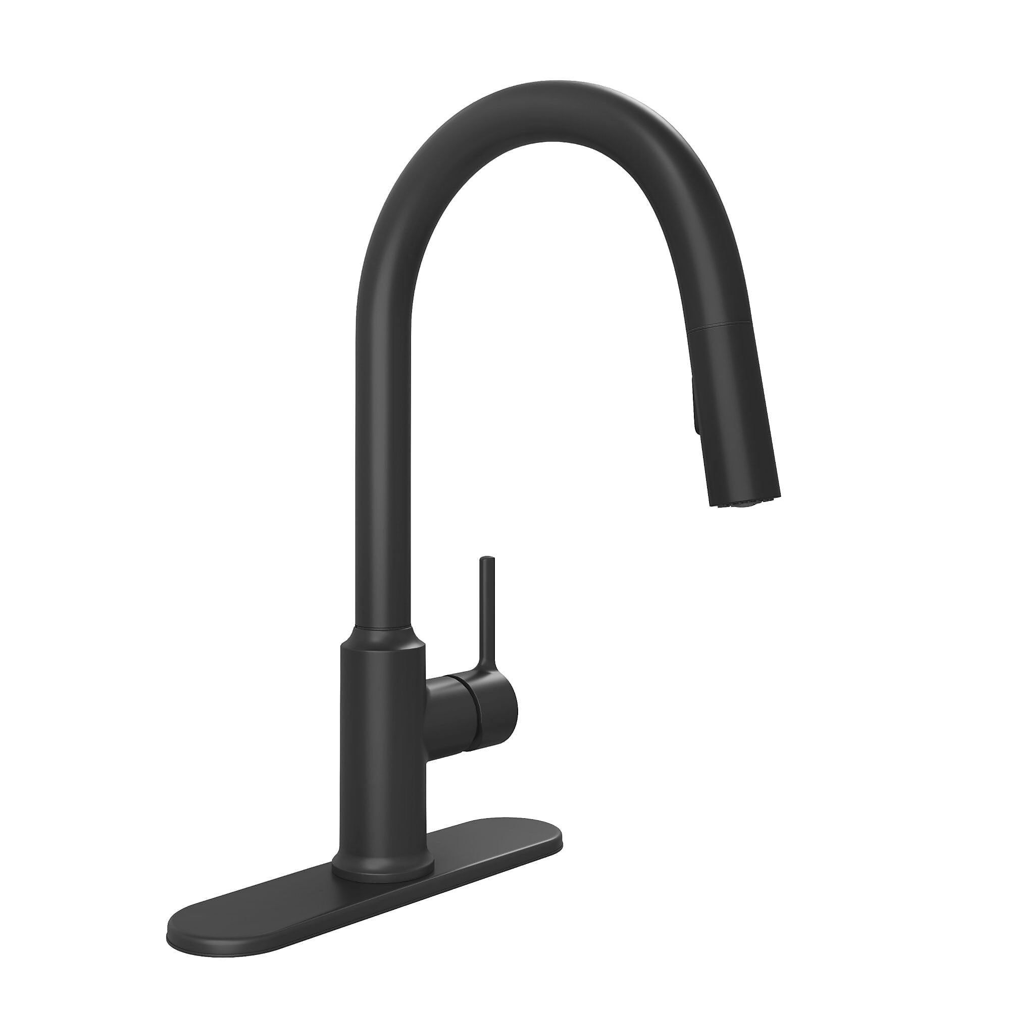 PROFLO 1.5 GPM Single Hole Pull Down Kitchen Faucet (PFXC4027MB)