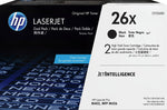HP 26X Black High Yield Toner Cartridge, Prints Up to 9,000 Pages (CF226XD)