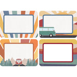 Teacher Created Resources Moving Mountains Road Trip School Name Tags, 3.5" x 2.5", 36/Pack, 6 Packs/Bundle (TCR9235-6)