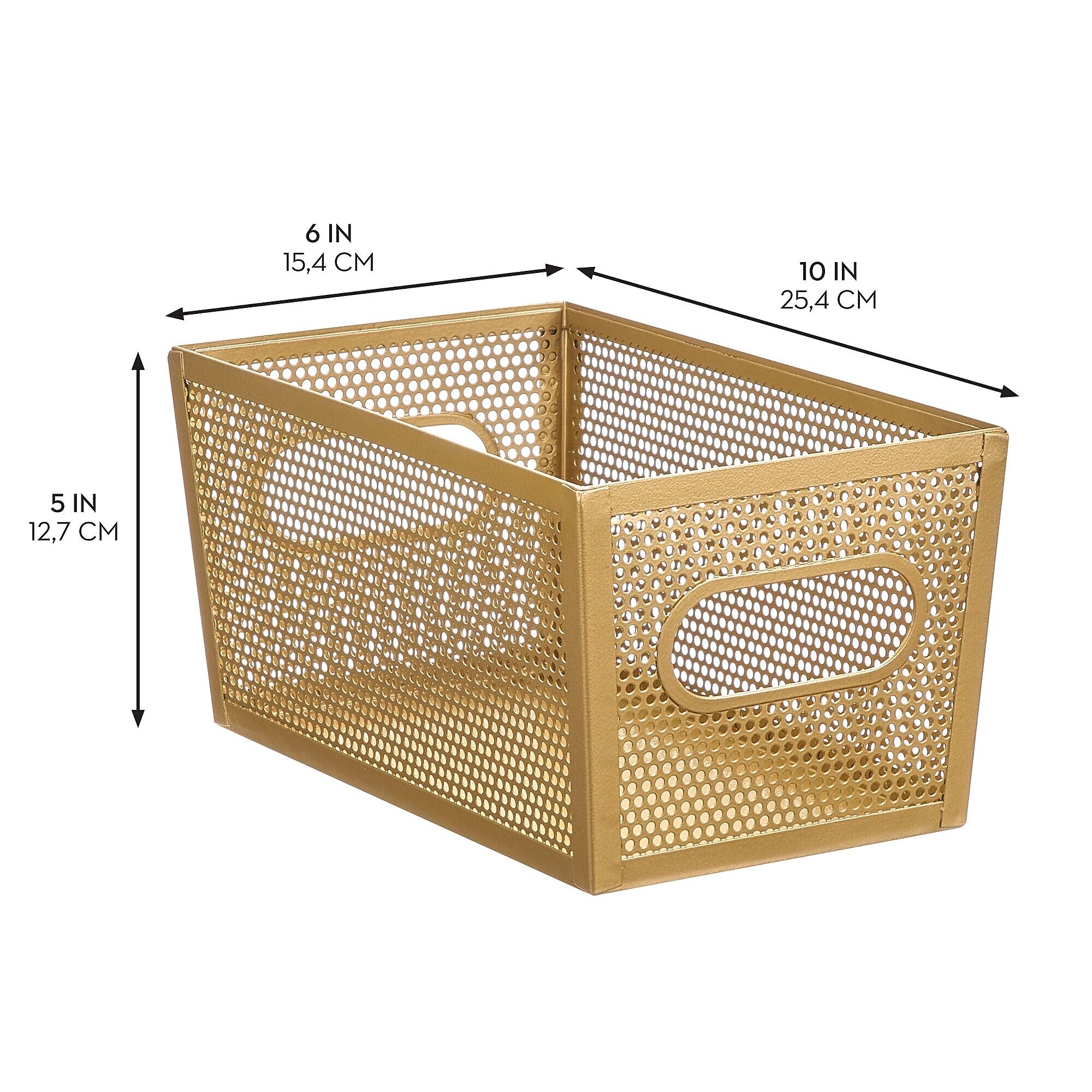 mDesign Steel Organizer, PC Soft Brass (25987)