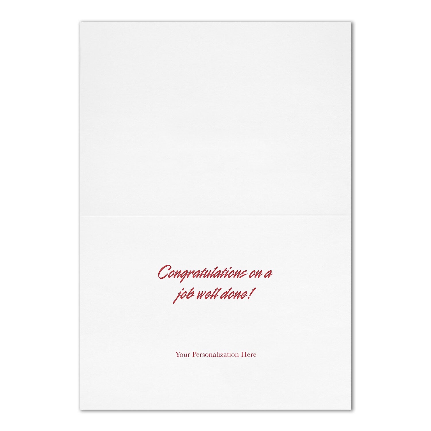 "Super Job" Congratulations Card w/ Silver Lined White Envelope, 250/BX