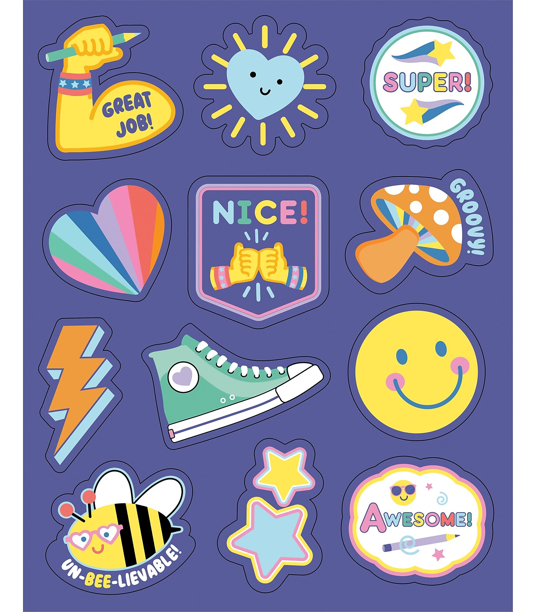 Carson Dellosa Education We Stick Together Motivational Stickers, Multicolored, 72/pack (168329)