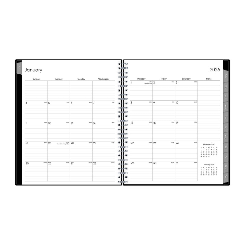 Planning Calendar BS Enterprise PP 8x10 RY26 Monthly Safety Wirebound -