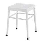 Safco Steel Guest Stool, White (6604WH)