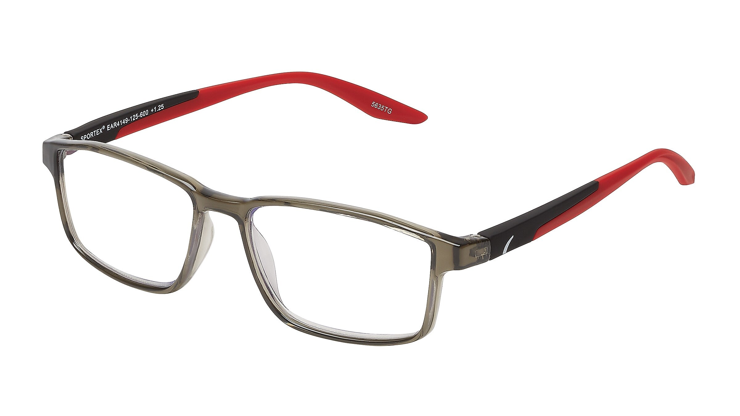 SAV Sportex Blue Light +2.50 Reading Glasses, Red (AR4149)