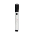U Brands U-Defense Dry-Erase Markers, Broad Chisel Tip, Black, 12/Pack