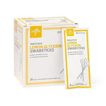 Medline Lemon Glycerin Oral Swabstick, 75/Box (MDS090600H)