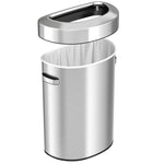 iTouchless Stainless Steel Trash Can, 18 Gallon (IT18DOT)