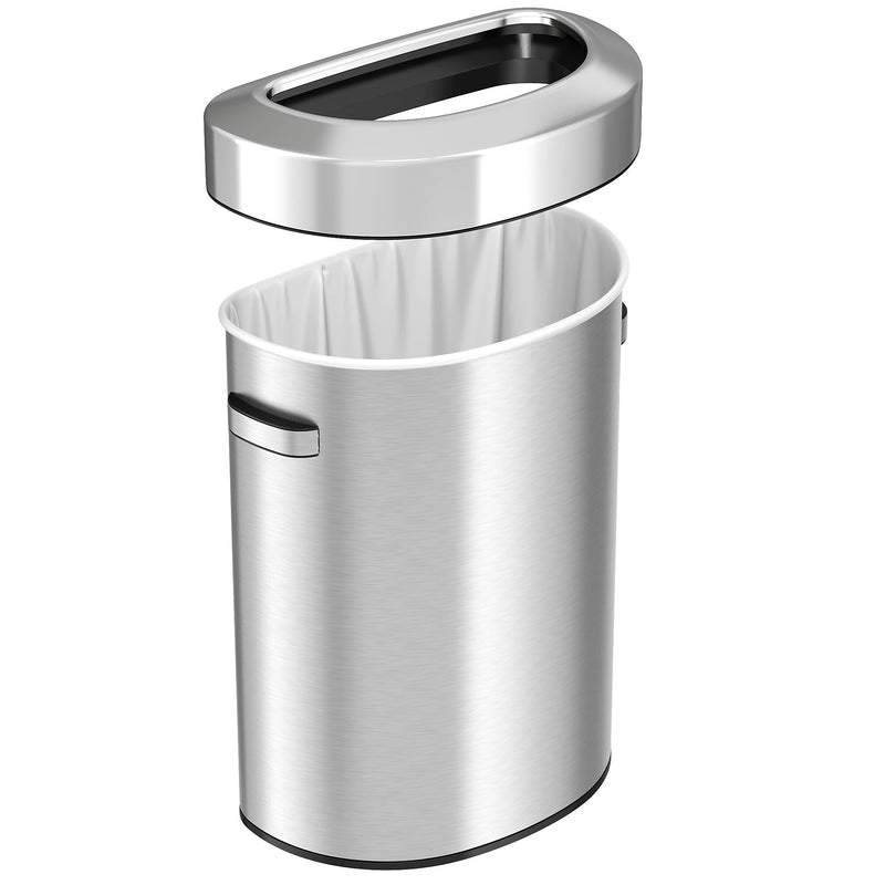 iTouchless Stainless Steel Trash Can, 18 Gallon (IT18DOT)