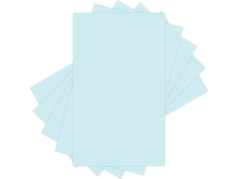 Lettermark Colors 30% Recycled 8.5" x 14" Colored Paper, 20 lbs., Blue, 500 Sheets/Ream (94286RM)