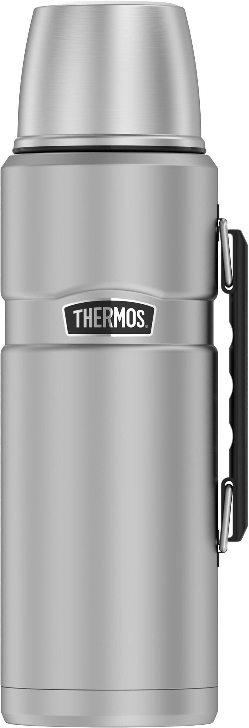 Thermos King Stainless Steel Vacuum Insulated Beverage Bottle, 68 oz., Matte Stainless (EASK2020MSTRI4)