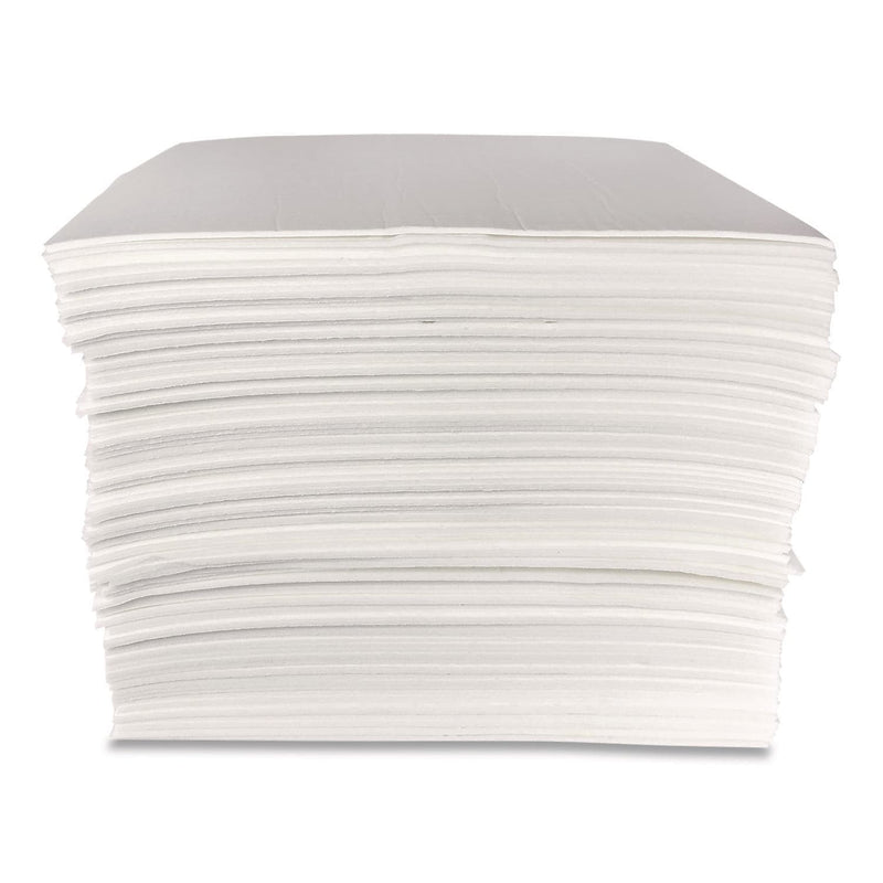 Quick Dam Mighty Mat Multipurpose Sorbent Pads, 16" x 18", Up to 18 Gallons, 100/Box (PUCH100-SP)