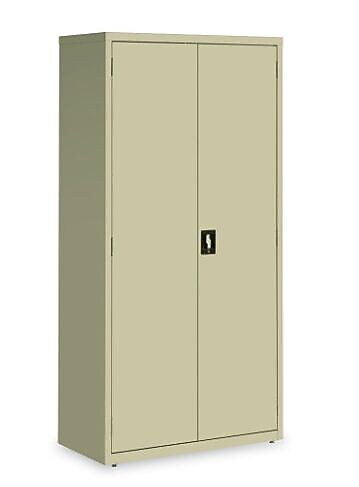 OIF 72"H Steel Storage Cabinet with 5 Shelves, Putty (CM7218PY)