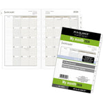 2026 AT-A-GLANCE 8.5" x 5.5" Monthly Planner Refill Pages, White/Brown (481-685Y-26)