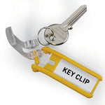 Durable Key Tags, Black, 6/Pack (DBL195701)