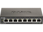 D-Link DGS-1100 Series 8-Port Gigabit Ethernet Smart Switch, Black (DGS-1100-08V2)