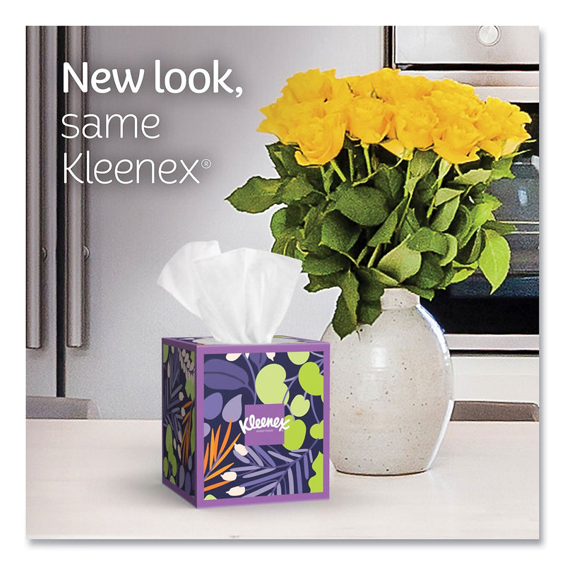 Kleenex Ultra Soft Facial Tissue, 3-Ply, 60 Tissues/Box, 4 Boxes/Pack, 12 Packs/Carton (54308)