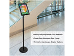 Excello Global Products Indoor/Outdoor Floor Sign, 12.2" x 48", Black (EGP-HD-0516)