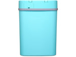 Nine Stars Plastic Sensor Trash Can, 3.2-Gallon, Teal Blue (DZT-12-5TB)