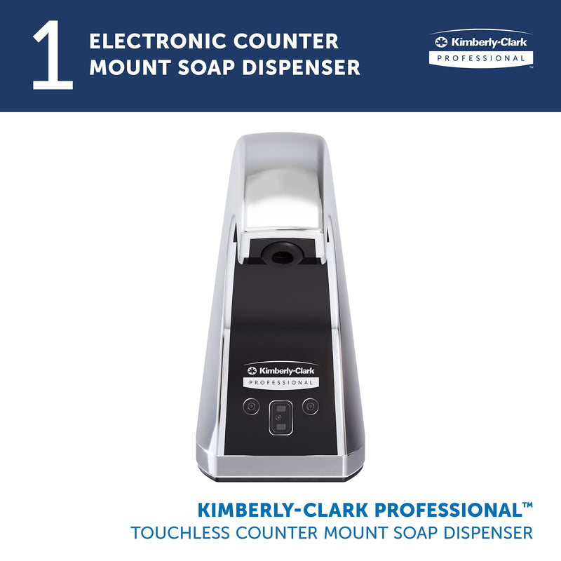 Kimberly-Clark Professional Universal Automatic Hand Soap Dispenser, Chrome (11331)