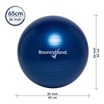 Bouncy Bands Balance Ball, Blue (BBAWBS65BU)