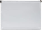 JAM Paper Premium Expanding Wallet with Zipper Closure, Other, Clear, 3/Pack (473Z1clx3)