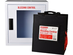 First Aid Only Right Response Bleeding Control Cabinet with Multiple Victim Tote, California AB2260, without Alarm (91536)