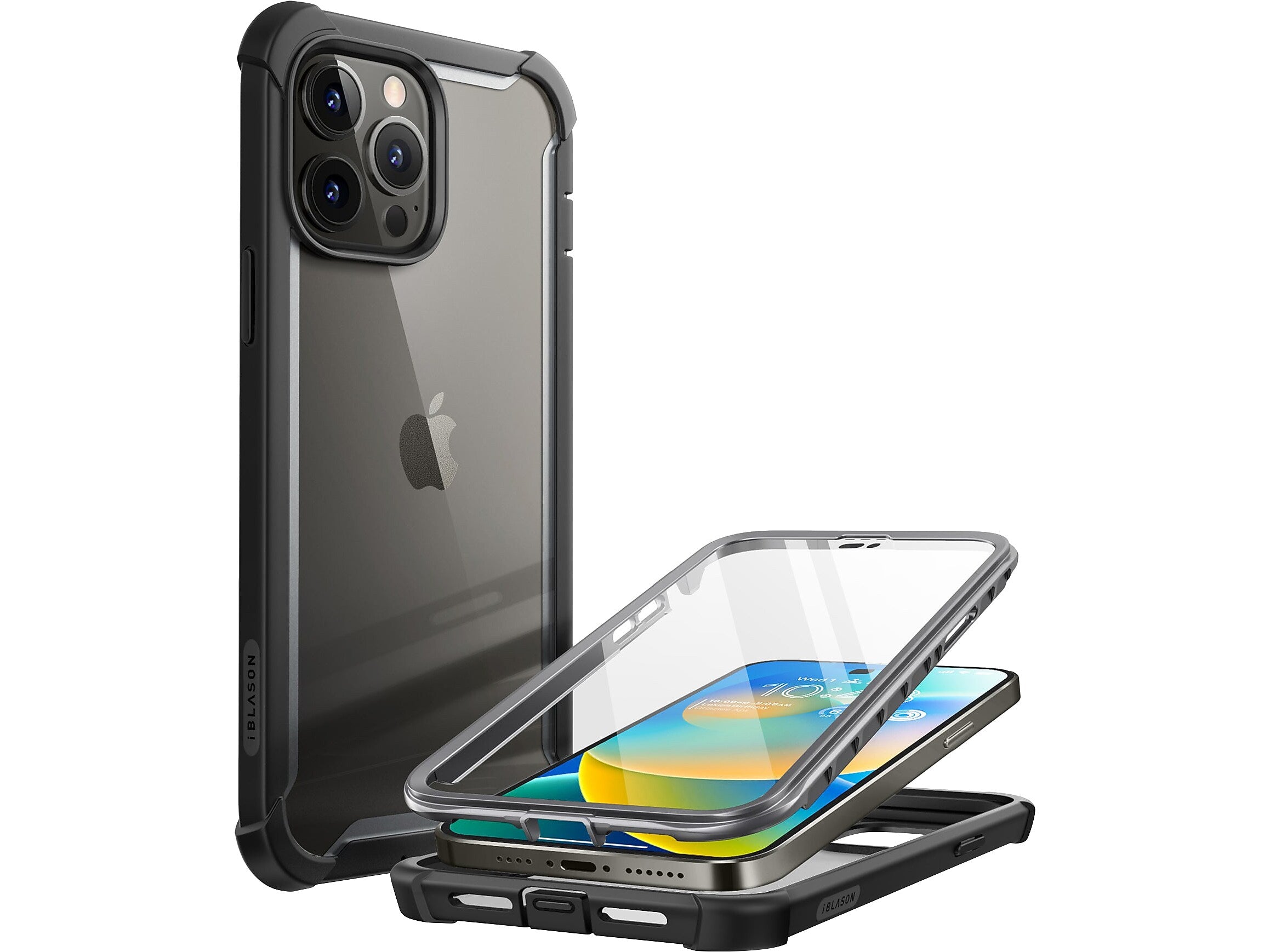 i-Blason Ares Black Case for iPhone 14 Pro Max (iPhone2022Pro-6.7-Ares-SP-Black)