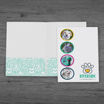 Full Color Standard 2 Pocket Custom Presentation Folder, 500/Box