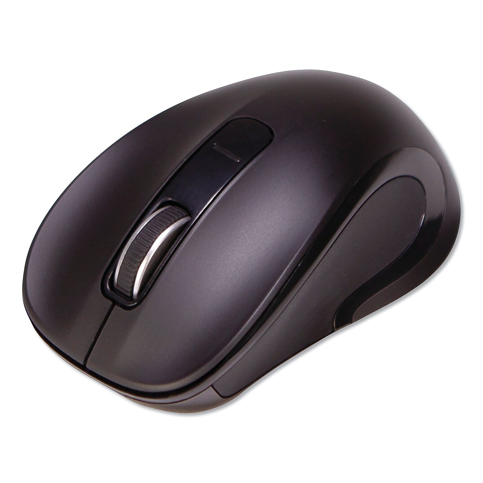 Innovera Mid-Size Wireless Optical USB Mouse, Black (IVR61500)