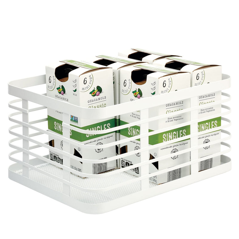 mDesign Steel Organizer, Matte White (25931)