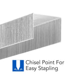 Swingline Optima High Capacity Staples, 0.38 Leg Length, 2500/Box (35550)