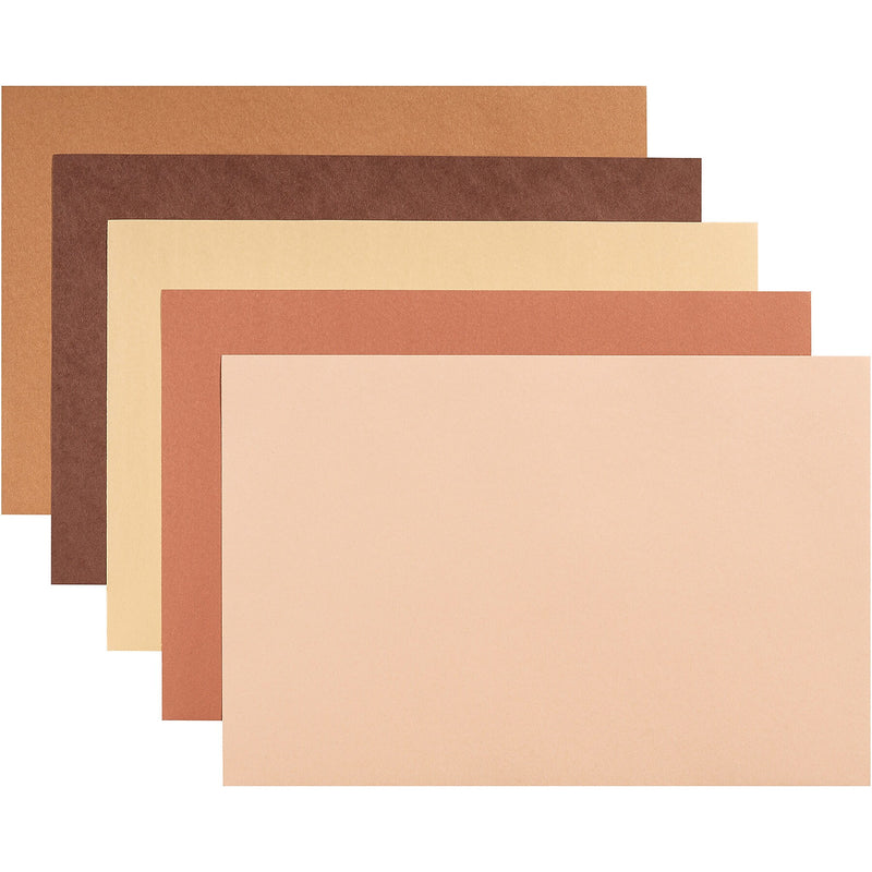 Prang Shades of Me 12" x 18" Construction Paper, Assorted Colors, 50 Sheets/Pack (PAC9512)