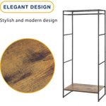 Whitmor 59.72" x 24.8" Garment Rack, Black (6764-11413)