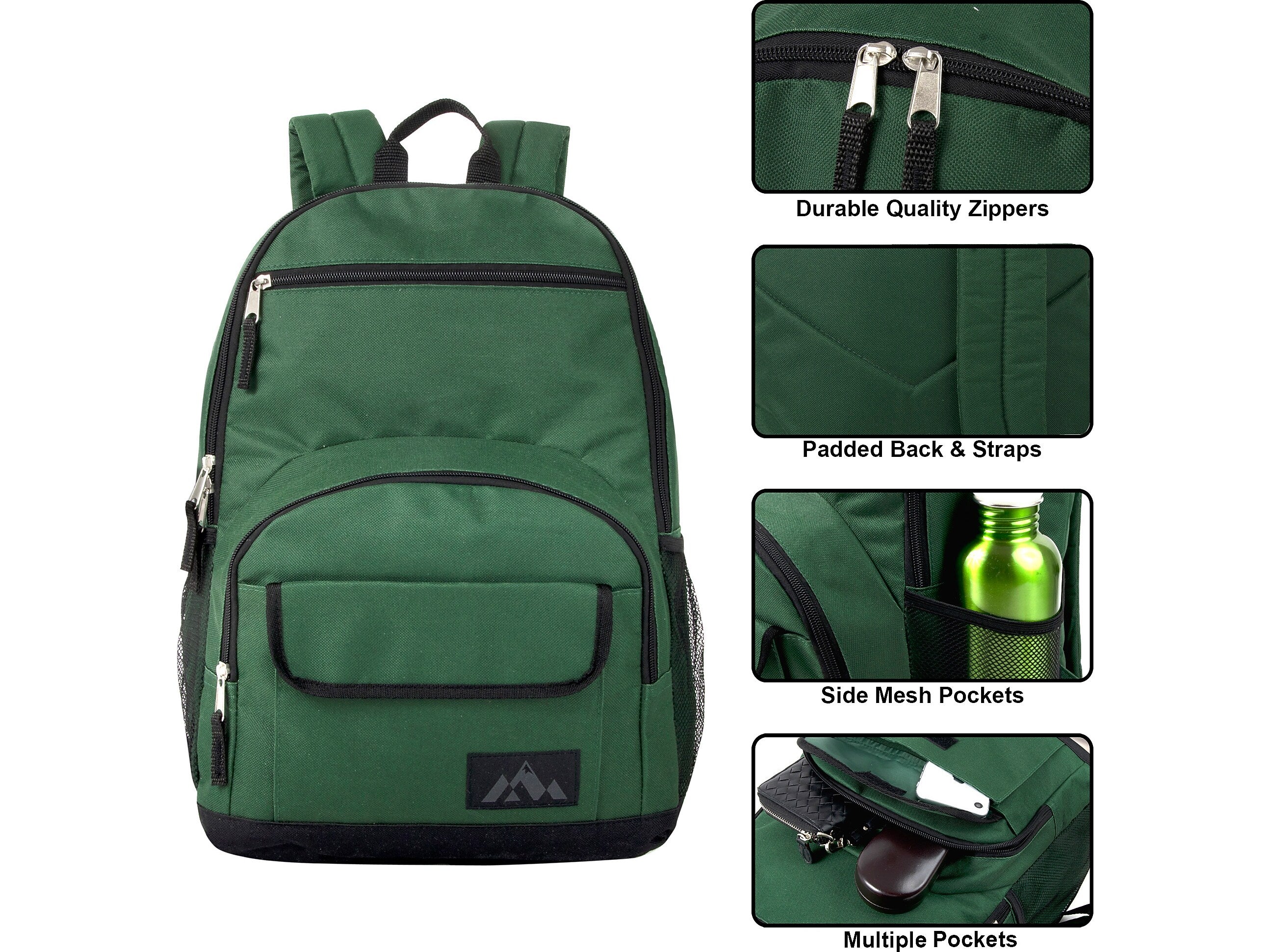 Trailmaker 45-Piece School Backpack Supply Kit, Assorted Colors, 12 Kits/Case (88786SS)