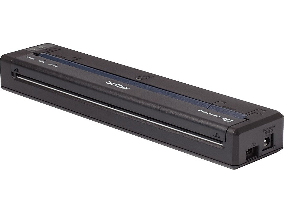 Brother PJ823 PocketJet 8 Direct Thermal POS Printer, USB, Black