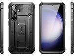 SUPCASE Unicorn Beetle Pro Rugged Case for Samsung Galaxy S24, Shock Absorbing, Black (GS24UBPR2SBK)