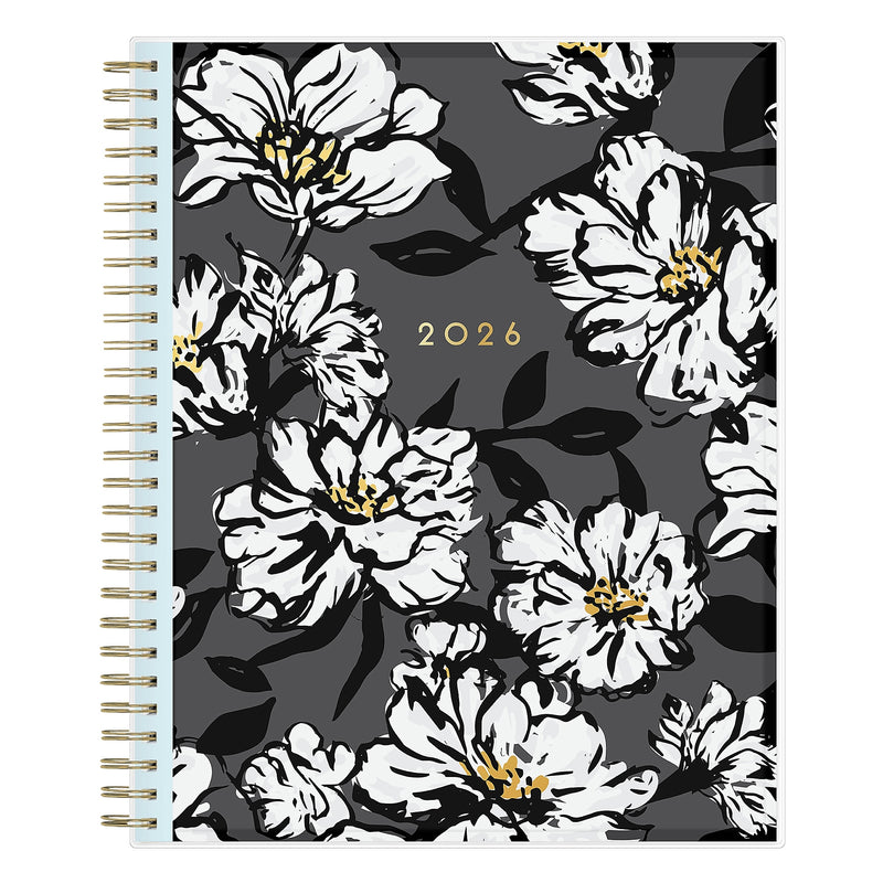 Planning Calendar BS Baccara Dark Poly CYO 8x10 RY26 Monthly Safety Wirebound -